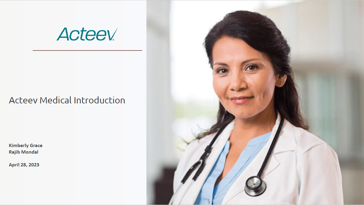 Acteev Medical Introduction (Cristina)