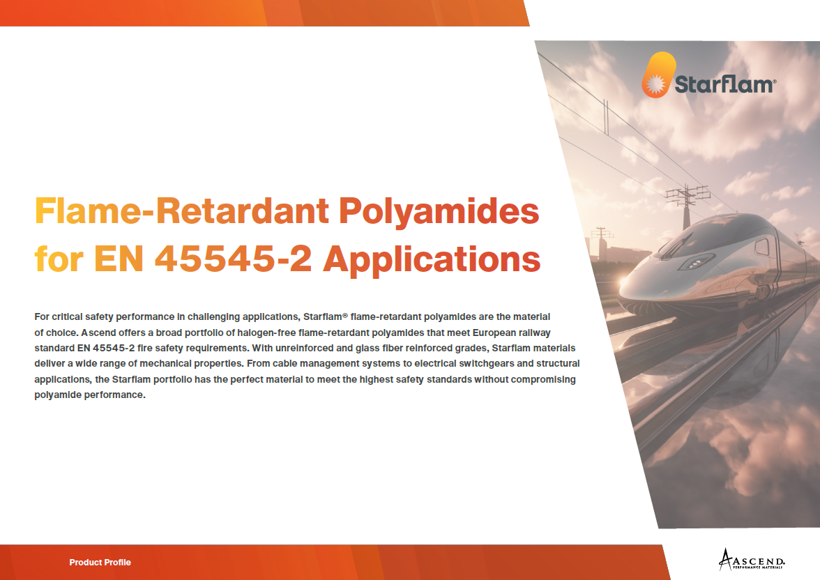 Flame-Retardant Polyamides for EN 45545-2 Applications